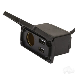 Power Center, 12 Volt Outlet with Dual USB Ports - Image 5