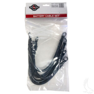 Battery Cable SET, Includes (5) 12" 4 gauge, Club Car 36V 81+, Yamaha G2/G8/G9 36V 85-94 - Image 3
