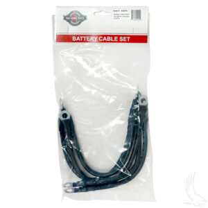 Battery Cable SET, Includes (3) 12" (2) 9" 6 gauge, Yamaha G14/G16 36V 94+ - Image 3