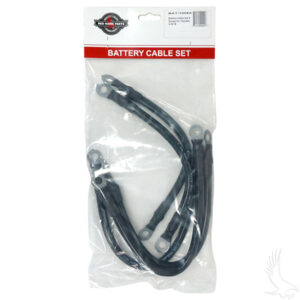Battery Cable SET, Includes (3) 12" (2) 9" 4 gauge, Yamaha G14/G16 36V 94+ - Image 2