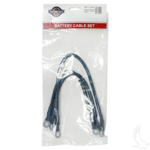 Battery Cable SET, Includes (1) 16" (2) 12" 6 gauge with 12V Batteries, Yamaha Drive - Image 2