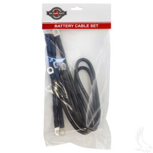 Battery Cable SET, Includes (3) 9" (2) 26" 6 gauge, Yamaha Drive w/ 8V Batteries - Image 2