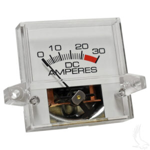 Ammeter, 30A Square, E-Z-Go Powerwise, PowerWise+ Chargers 94+ - Image 1