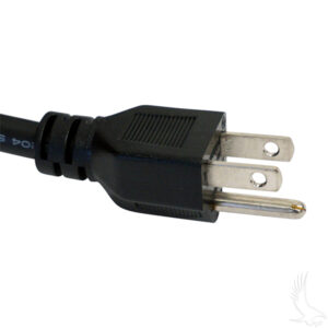 AC Cord, 3 prong plug, Lester 16500, 14100, E-Z-Go PowerWise, PowerWise+ Chargers 94+ - Image 3