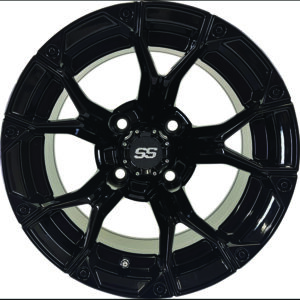 RHOX NightHawk Gloss Black, 12x7 ET-25 - Image 1