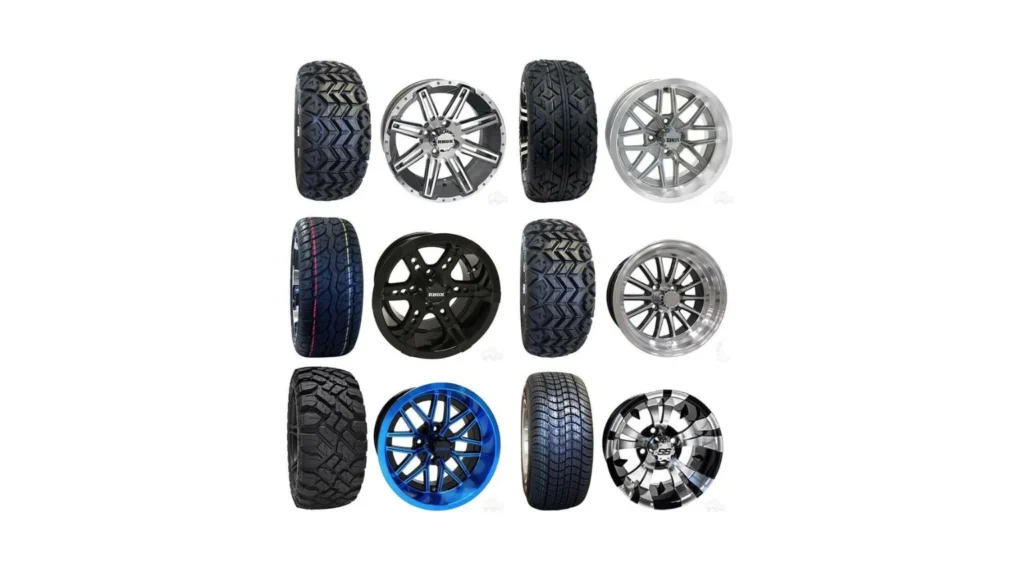Most Popular Golf Cart Wheel & Tire Combos (10-15″) Guide