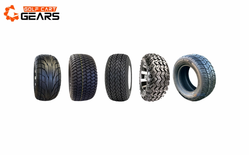 Stock Golf Cart Tires – Standard Dimensions

