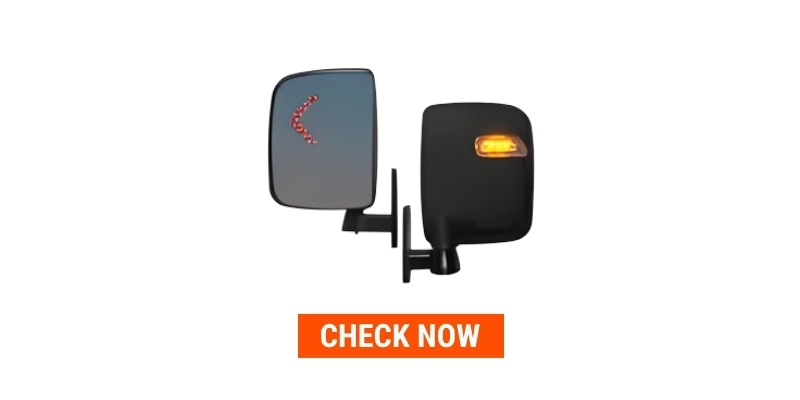 Golf Cart Mirror, Deluxe LED Side, Set