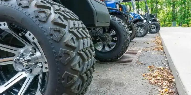 glof cart Tires and condition