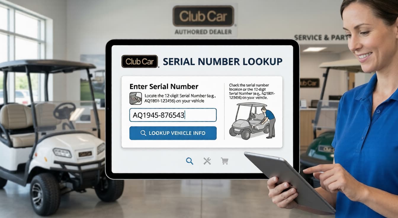 Club Car Serial Number Lookup