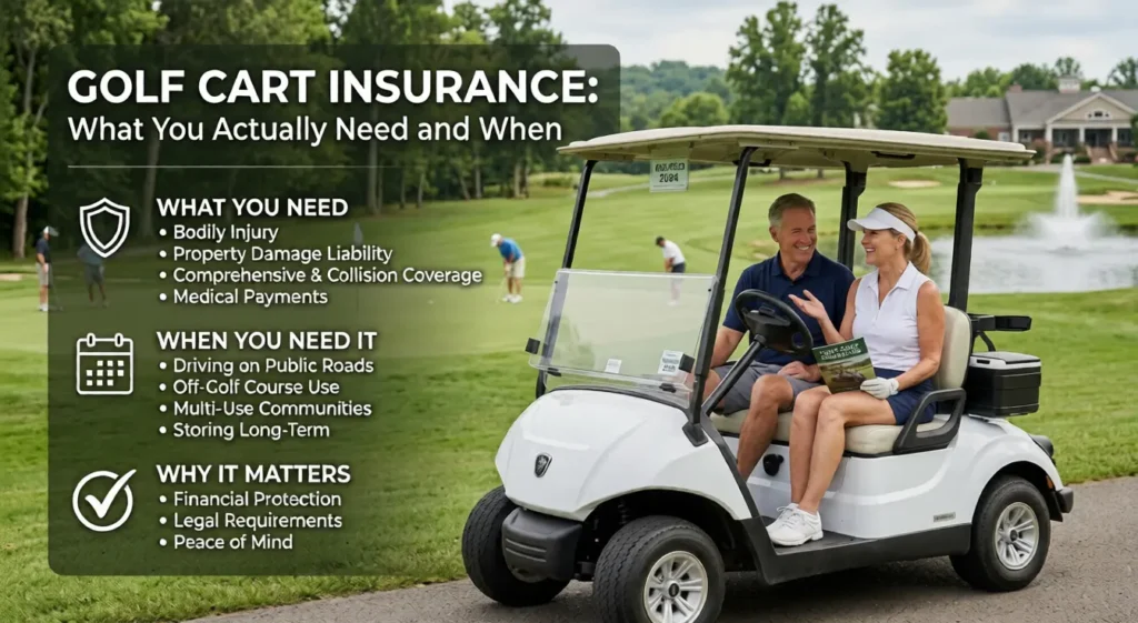 Golf Cart Insurance What You Actually Need and When