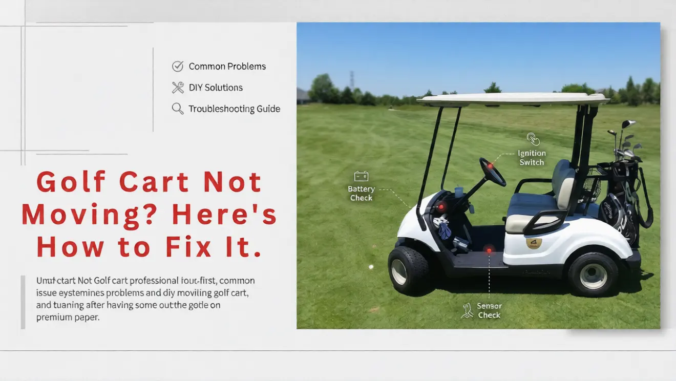 Golf Cart Not Moving Here's How to Fix It.