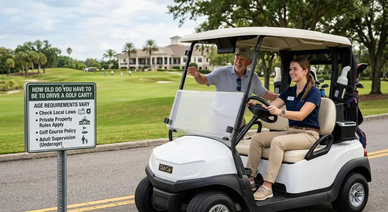 How Old Do You Have to Be to Drive a Golf Cart