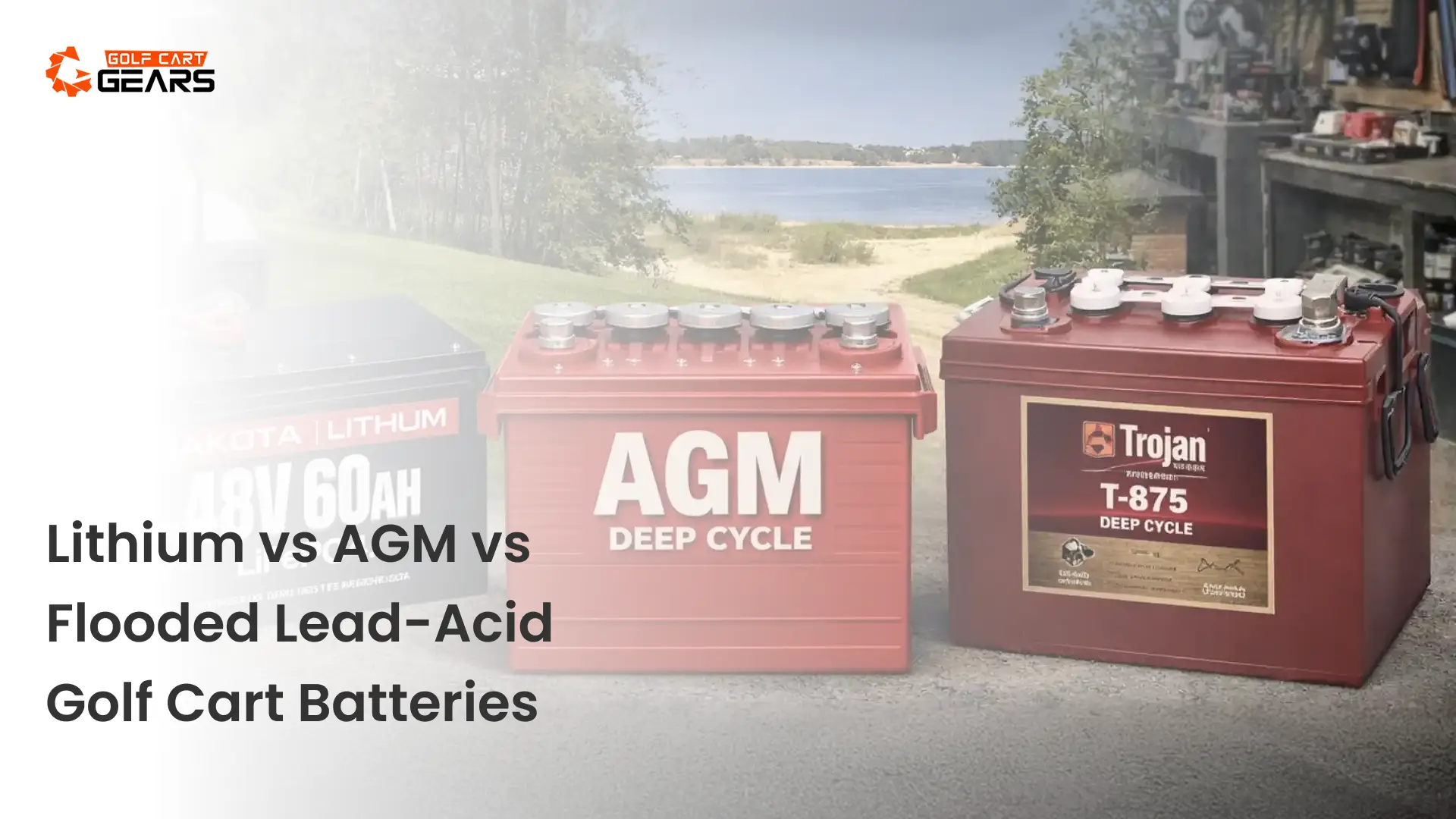 Lithium vs AGM vs Flooded Lead-Acid Golf Cart Batteries