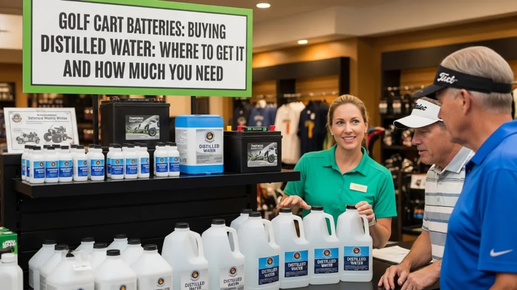 Best Distilled Water for Golf Cart Batteries