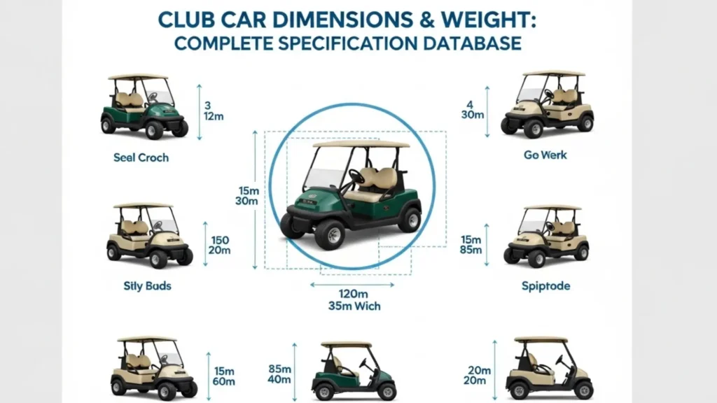 Golf Cart Dimensions and Weight Guide