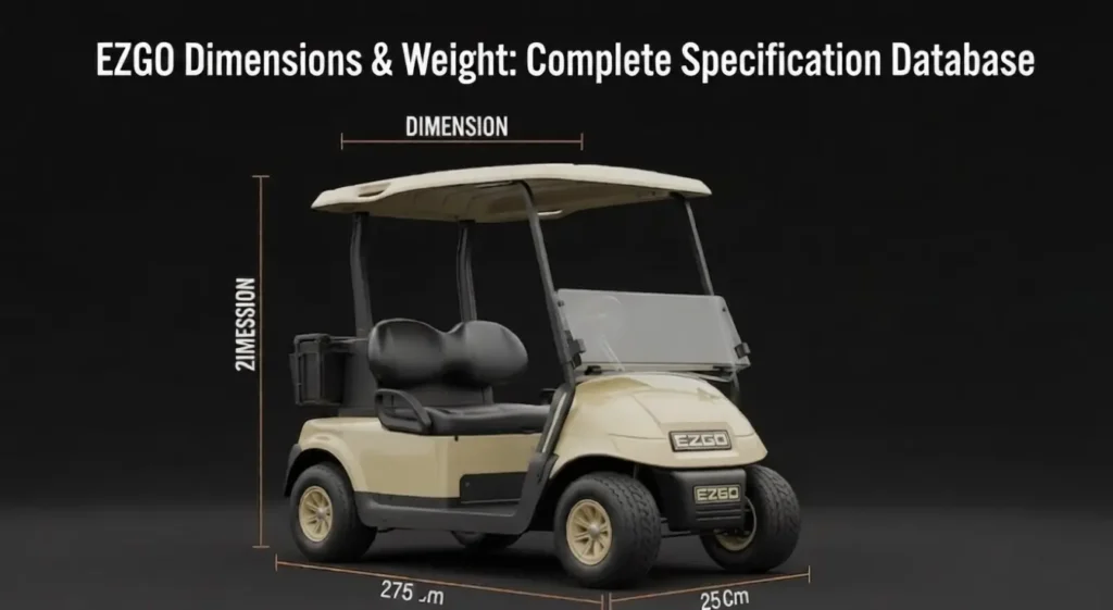 Golf Cart Dimensions and Weight Guide