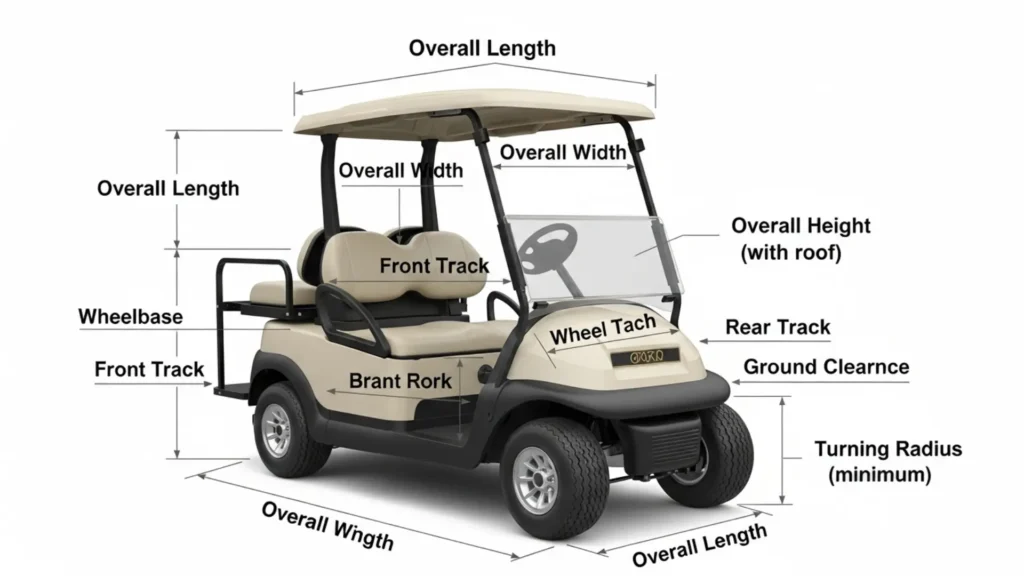 Golf Cart Dimensions and Weight Guide