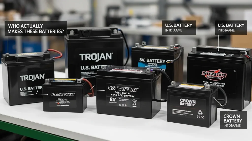 Trojan vs US Battery vs Crown

