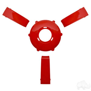 Giazza Steering Wheel Insert Kit, Red - Image 2