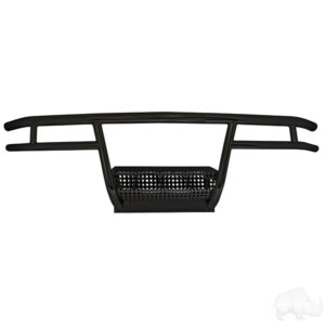 RHOX Brush Guard, Front Black Powder Coat Steel, Club Car DS - Image 2