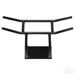 RHOX Brush Guard, Black Powder Coat, Steel Front, Yamaha Drive2 - Image 2