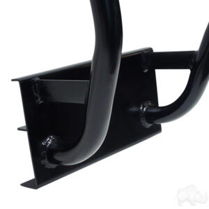 RHOX Brush Guard, Front Black Powder Coat Steel, Club Car Tempo - Image 2
