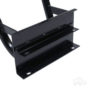 RHOX Brush Guard, Front Black Powder Coat Steel, Club Car Tempo - Image 4