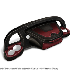 DoubleTake Sentry Dash Cup Holder Trim Set of 2, E-Z-Go TXT 96+, Burgundy - Image 2