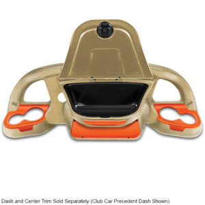 DoubleTake Sentry Dash Cup Holder Trim Set of 2, E-Z-Go TXT 96+, Orange - Image 4