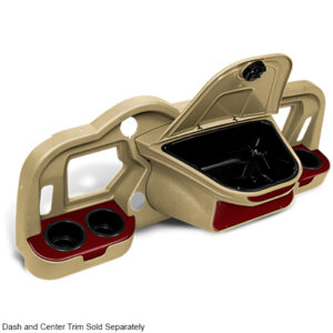 DoubleTake Sentry Dash Cup Holder Trim Set of 2, E-Z-Go RXV 08+, Burgundy - Image 2