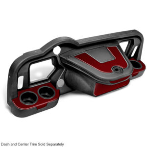 DoubleTake Sentry Dash Cup Holder Trim Set of 2, E-Z-Go RXV 08+, Burgundy - Image 4