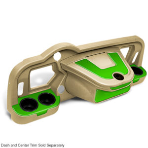 DoubleTake Sentry Dash Cup Holder Trim Set of 2, E-Z-Go RXV 08+, Lime - Image 4