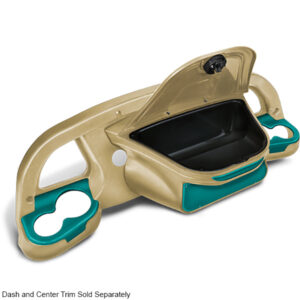 DoubleTake Sentry Dash Cup Holder Trim Set of 2, Club Car Precedent 04+, Teal - Image 4