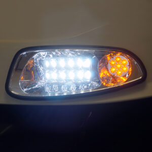 RHOX LED Clear Factory Style Light Kit w/ Plug and Play Harness, E-Z-Go RXV 08-15, 12-48V - Image 3