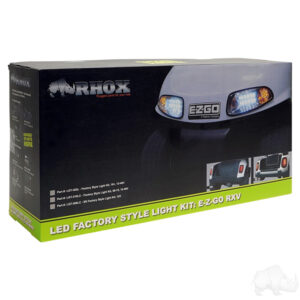 RHOX LED Clear Factory Style Light Kit w/ Plug and Play Harness, E-Z-Go RXV 08-15, 12-48V - Image 5