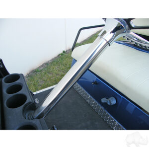 Steering Column Cover, Stainless Steel, Yamaha G14/16/19/22 - Image 2