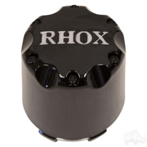 Center Cap, Black with Silver RHOX - Image 2