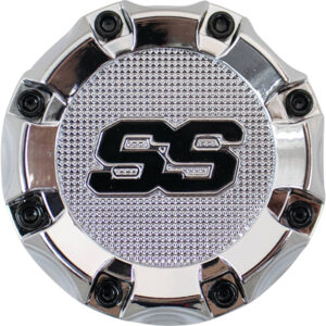 Center Cap, Chrome with Black SS - Image 2