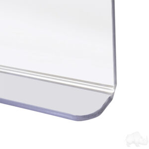 Windshield, 1/4" Impact Modified Clear 2 Piece, E-Z-Go Express Cowl w/ Standard Top & 3/4" Strut - Image 3