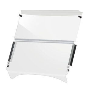 DoubleTake Acrylic Windshield with Magnetic-Catch, Phoenix Body, Club Car Precedent 04+, Clear - Image 2