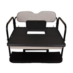 GTW MACH3 Rear Flip Seat for EZGO RXV - Stone Beige (Years 2008-Up) - Image 6