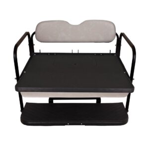 GTW MACH3 Rear Flip Seat for EZGO RXV - Stone Beige (Years 2008-Up) - Image 7