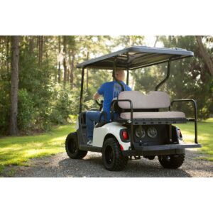 GTW MACH3 Rear Flip Seat for EZGO RXV - Stone Beige (Years 2008-Up) - Image 8