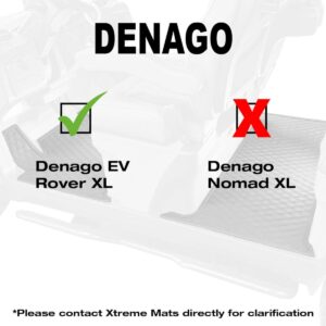 Xtreme Floor Mats for Denago Rover 4F - Black/Gray 2 Piece Set - Image 5
