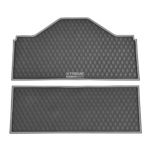 Xtreme Front & Middle Floor Mats for Evolution D5 Ranger & Maverick – Black/Gray - Image 4