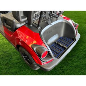 Xtreme Bag Well Mats for Yamaha Drive2 - Black/Blue - Image 6