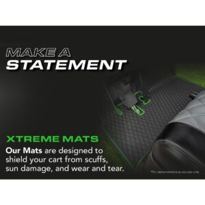 Xtreme Floor Mats for Yamaha Drive2 - Black/White - Image 8