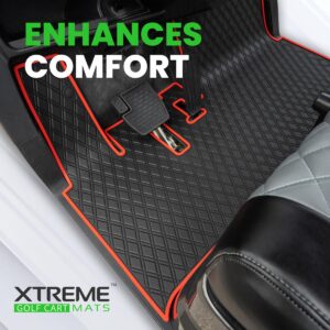 Xtreme Floor Mats for Yamaha Drive - Black/Green - Image 8