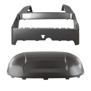 Nivel Club Car Precedent OEM Style Steel Gray Metallic Body Kit (Years 2004-Up) - Image 2